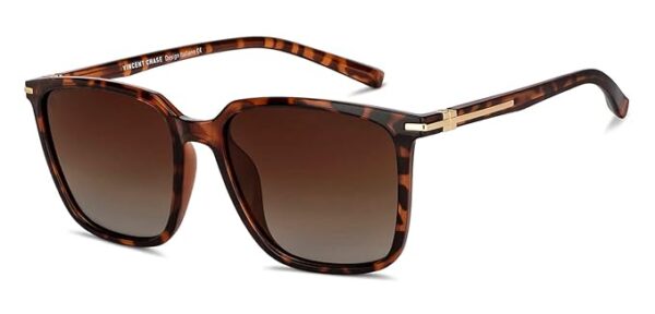 Vincent Chase By Lenskart | Full Rim Square | Polarized and 100% UV Protected | Men & Women | Large | VC S14459