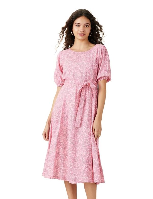 Women's One Piece Western Midi Dress