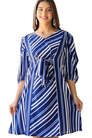 Yash Gallery Women's A-Line Knee Length Dress