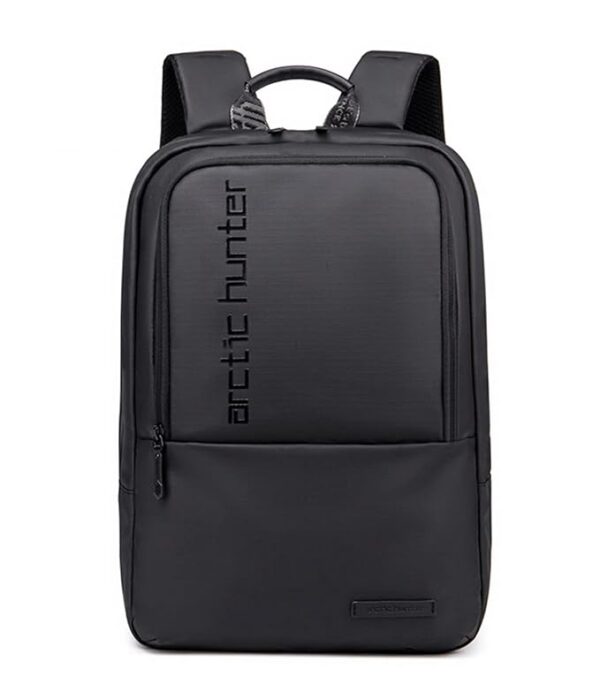 Arctic Hunter Slim Laptop Backpack for Men Women Lightweight 18L Expandable Backpack Shockproof 15.6" Laptop Pocket Water-resistant Daypack Computer Bag for Casual Office Daily College, Black
