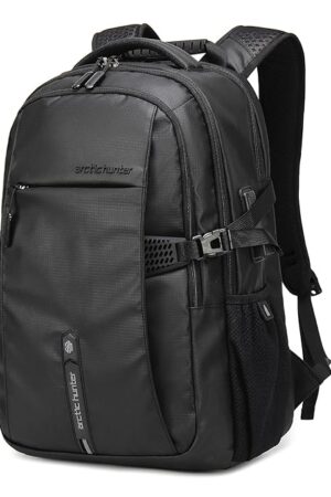 Arctic Hunter Backpack for Men Women 30L Office Casual 15.6-inch Laptop Bag Water-resistant Multi-pockets Sleek Smart College Backpack with USB Port YKK Zipper