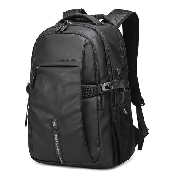 Arctic Hunter Backpack for Men Women 30L Office Casual 15.6-inch Laptop Bag Water-resistant Multi-pockets Sleek Smart College Backpack with USB Port YKK Zipper