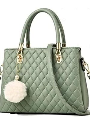 women's pu leather handbag shoulder bag hand held bag with long strap queen collection simple sober and stylish (HB5)
